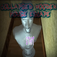 Collapsed Wooden House escape