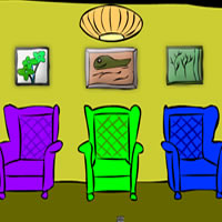 Three Cartoon Chairs Room Escape